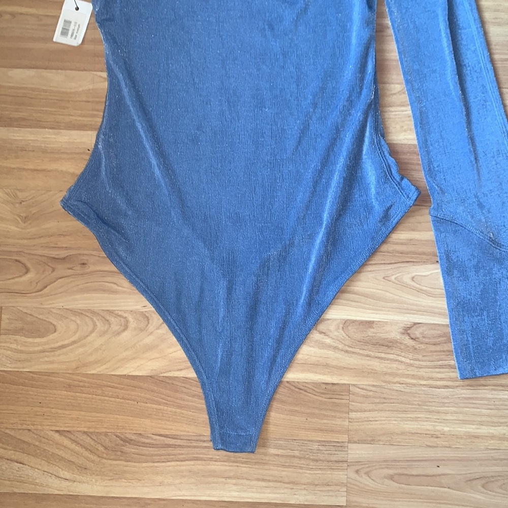 Alix NYC Designer one shoulder bodysuit size M - Picture 5 of 14